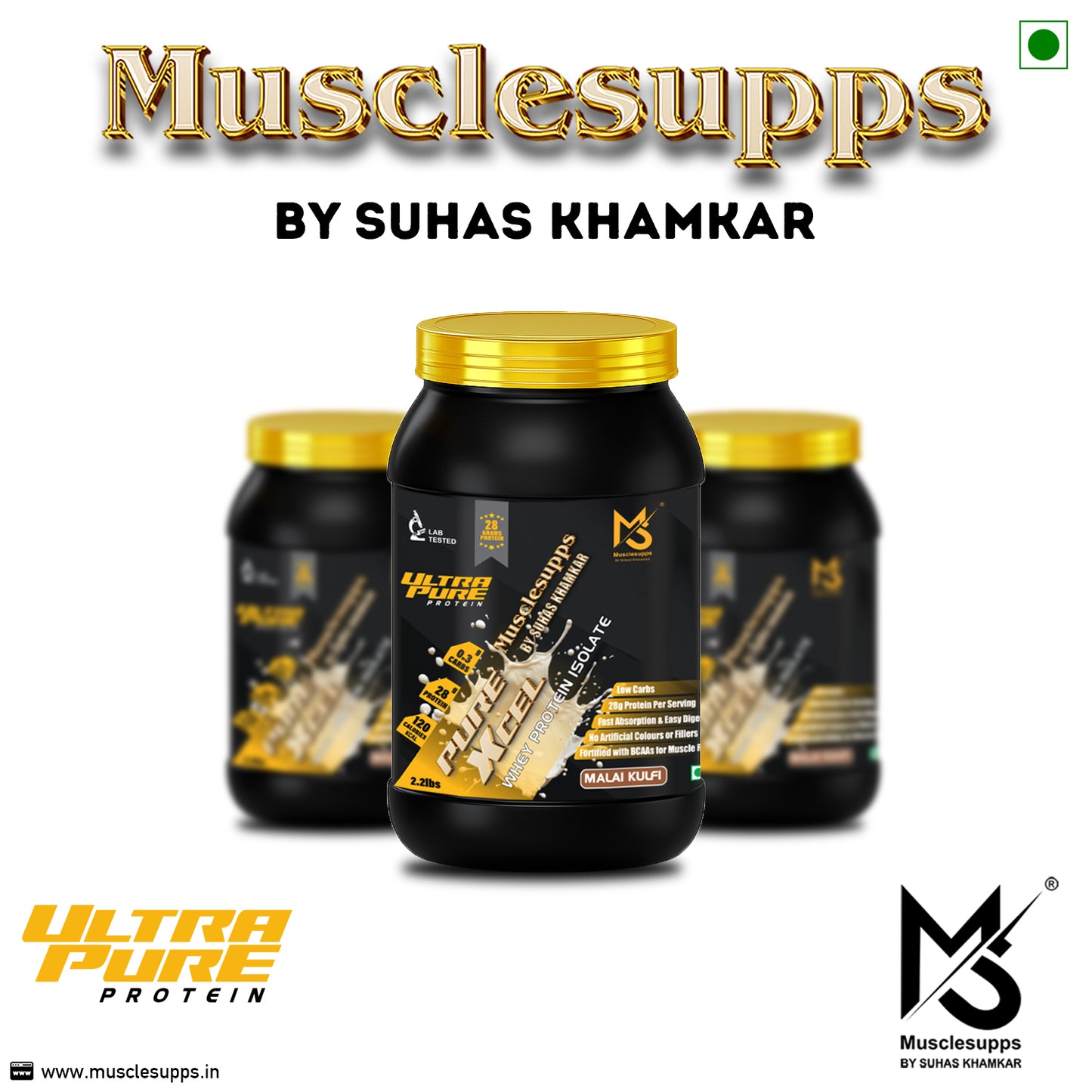 Musclesupps Pure Excel Whey Protein Isolate