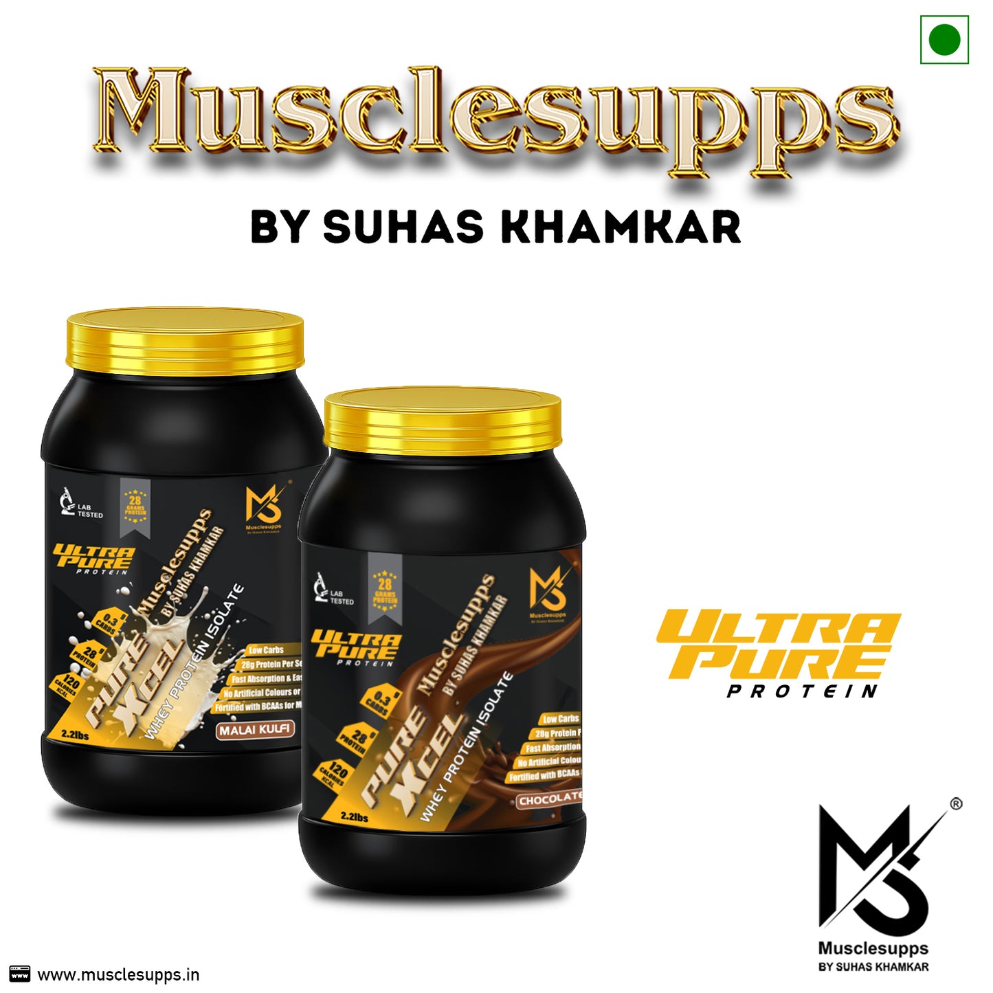 Musclesupps Pure Excel Whey Protein Isolate
