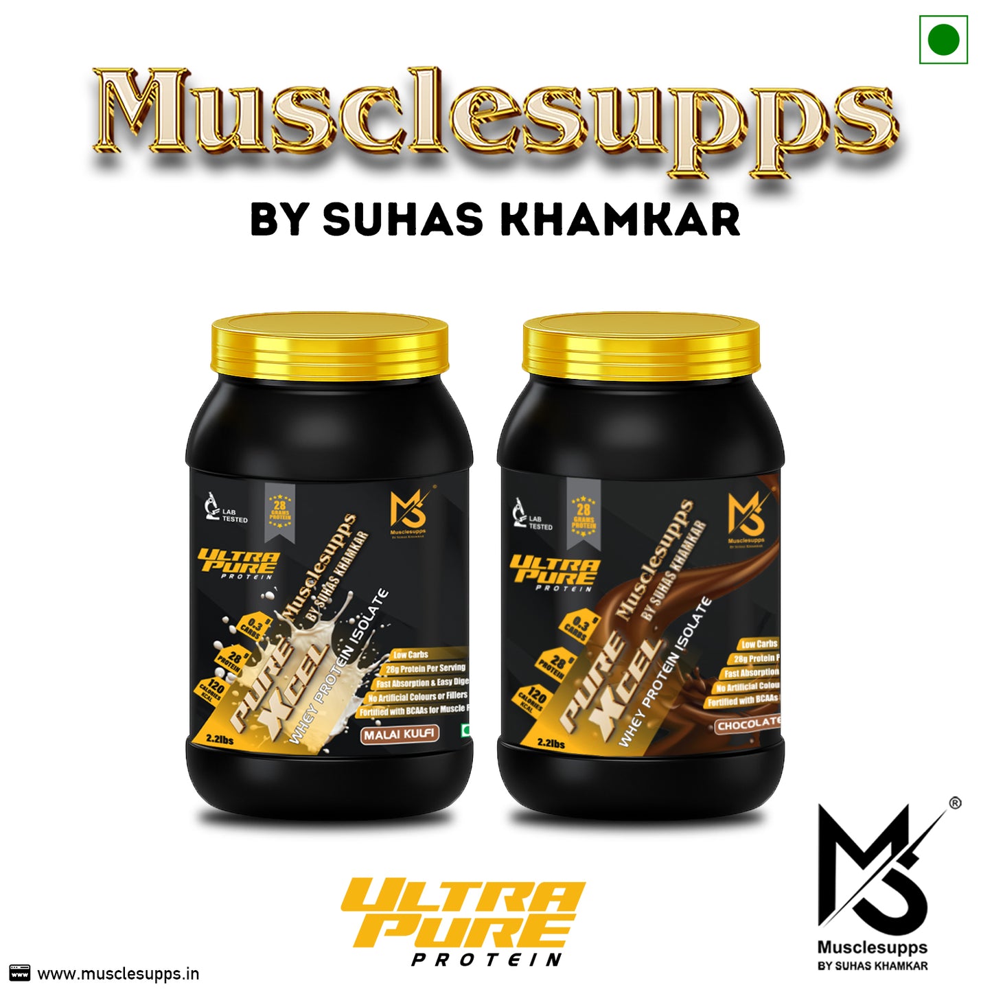 Musclesupps Pure Excel Whey Protein Isolate