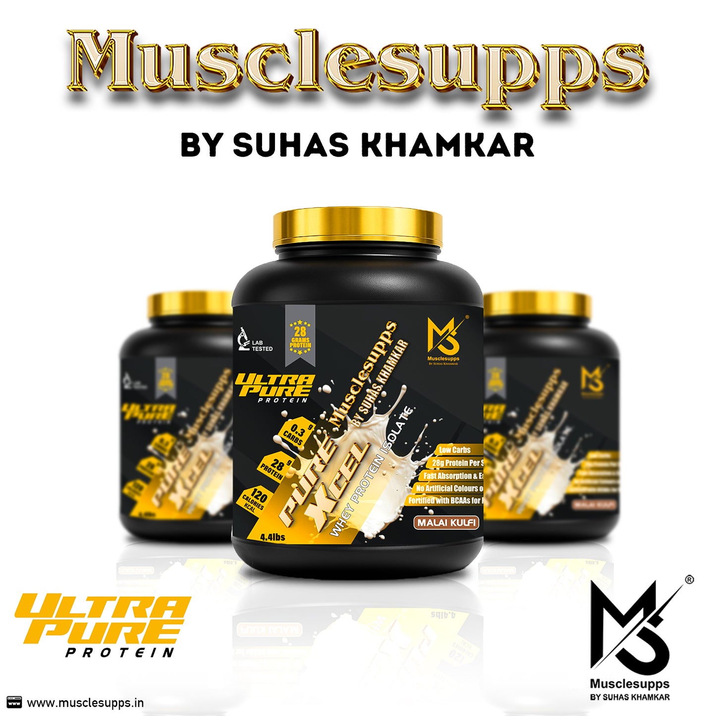 Musclesupps Pure Excel Whey Protein Isolate