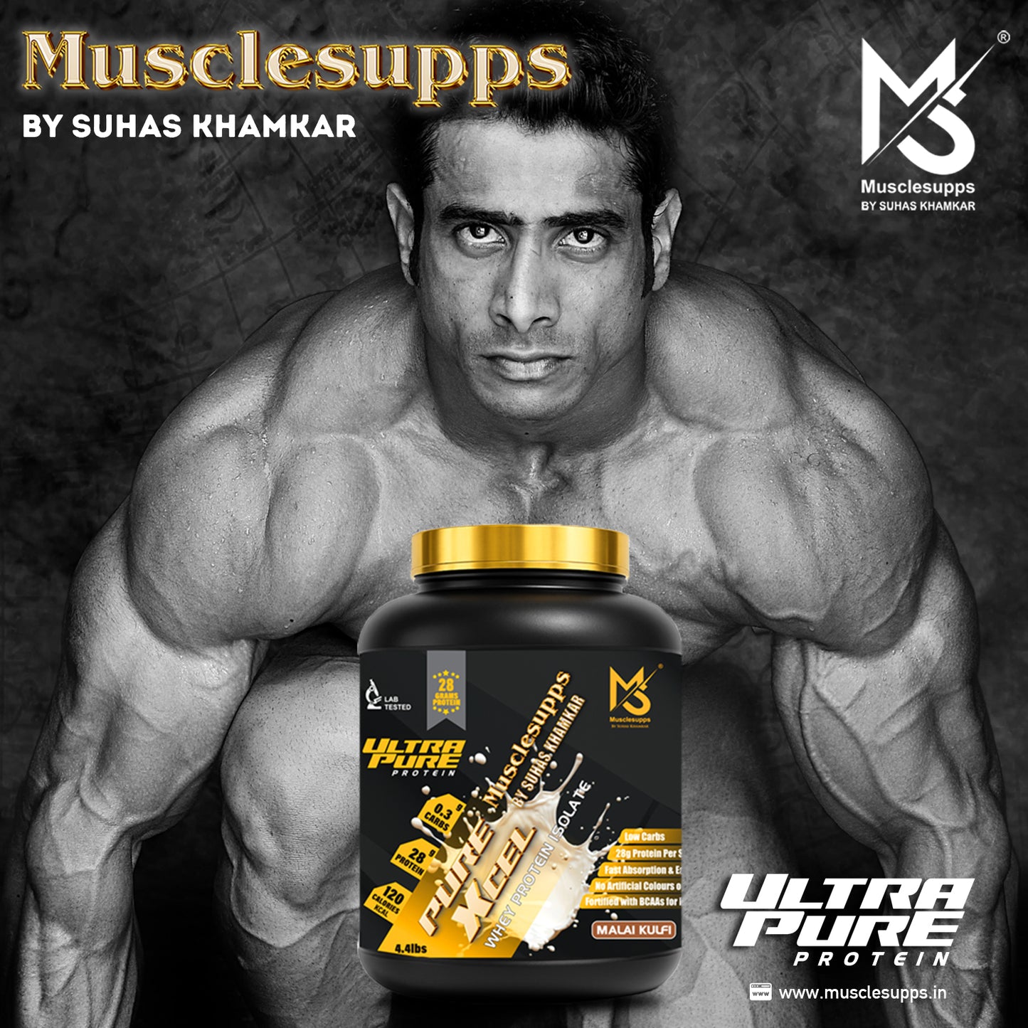 Musclesupps Pure Excel Whey Protein Isolate