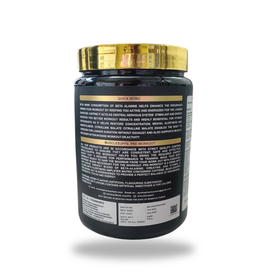 Musclesupps Pre-Workout - Maximum Energy Endurance