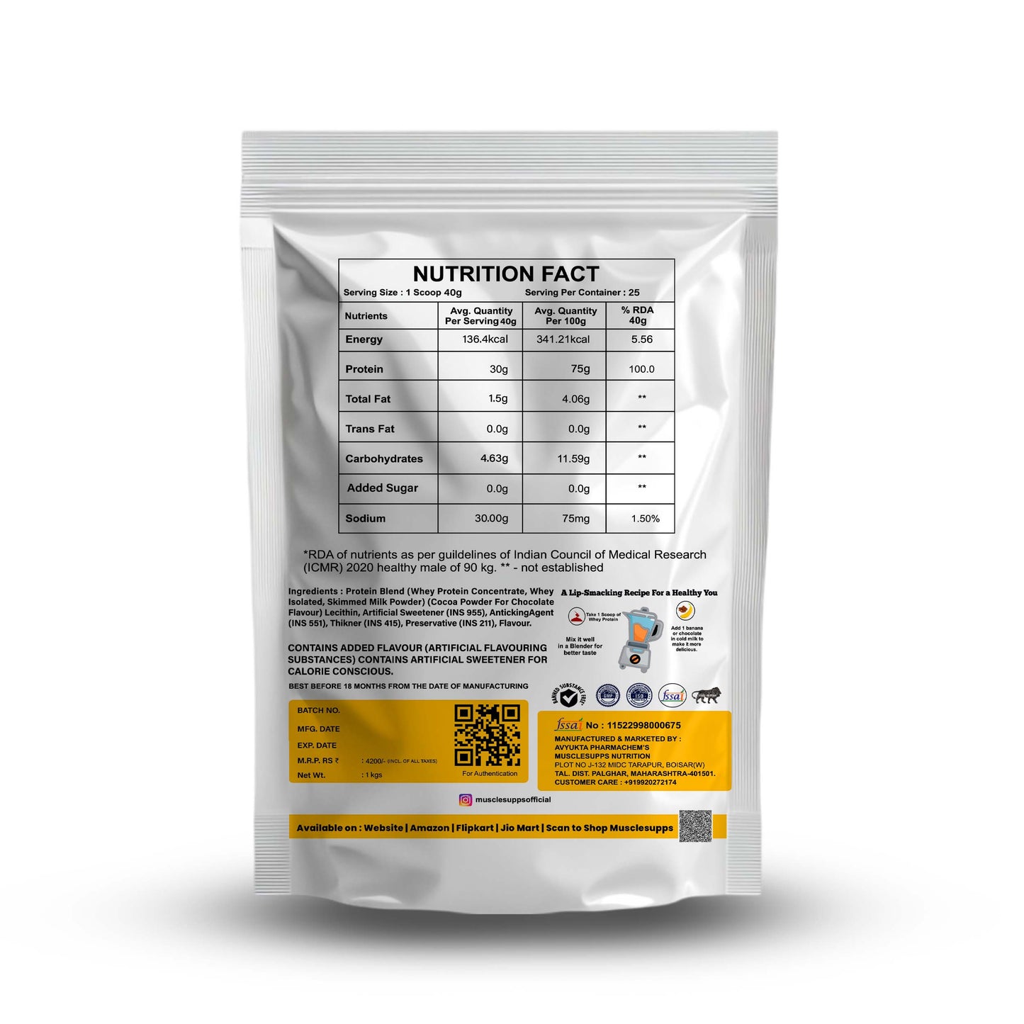 Musclesupps Whey Protein Prime – High-Quality Protein for Muscle Growth Recovery