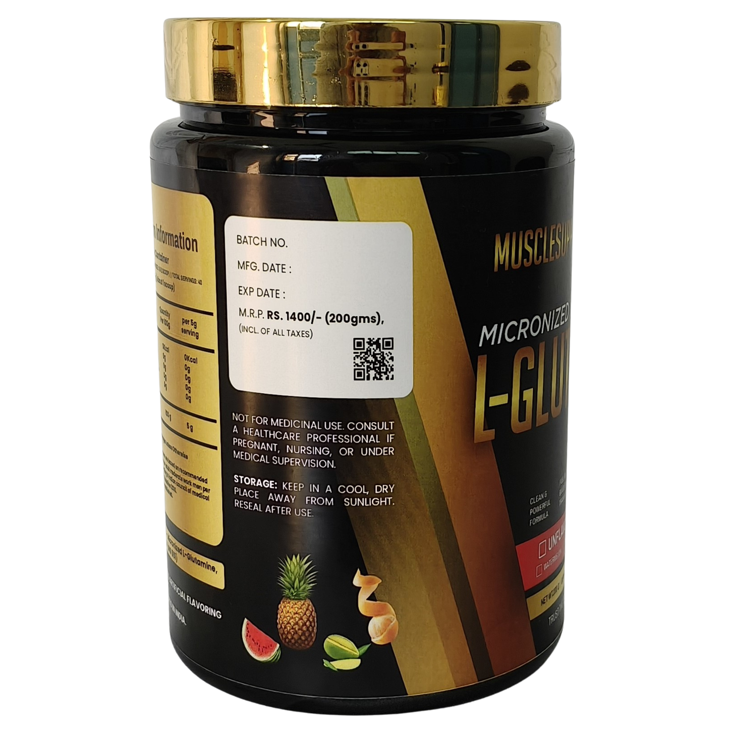 Musclesupps - Micronized L-Glutamine Powder (200g)