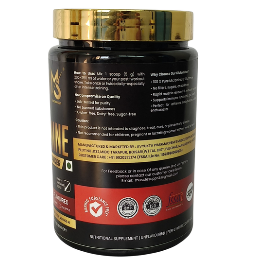 Musclesupps - Micronized L-Glutamine Powder (200g)