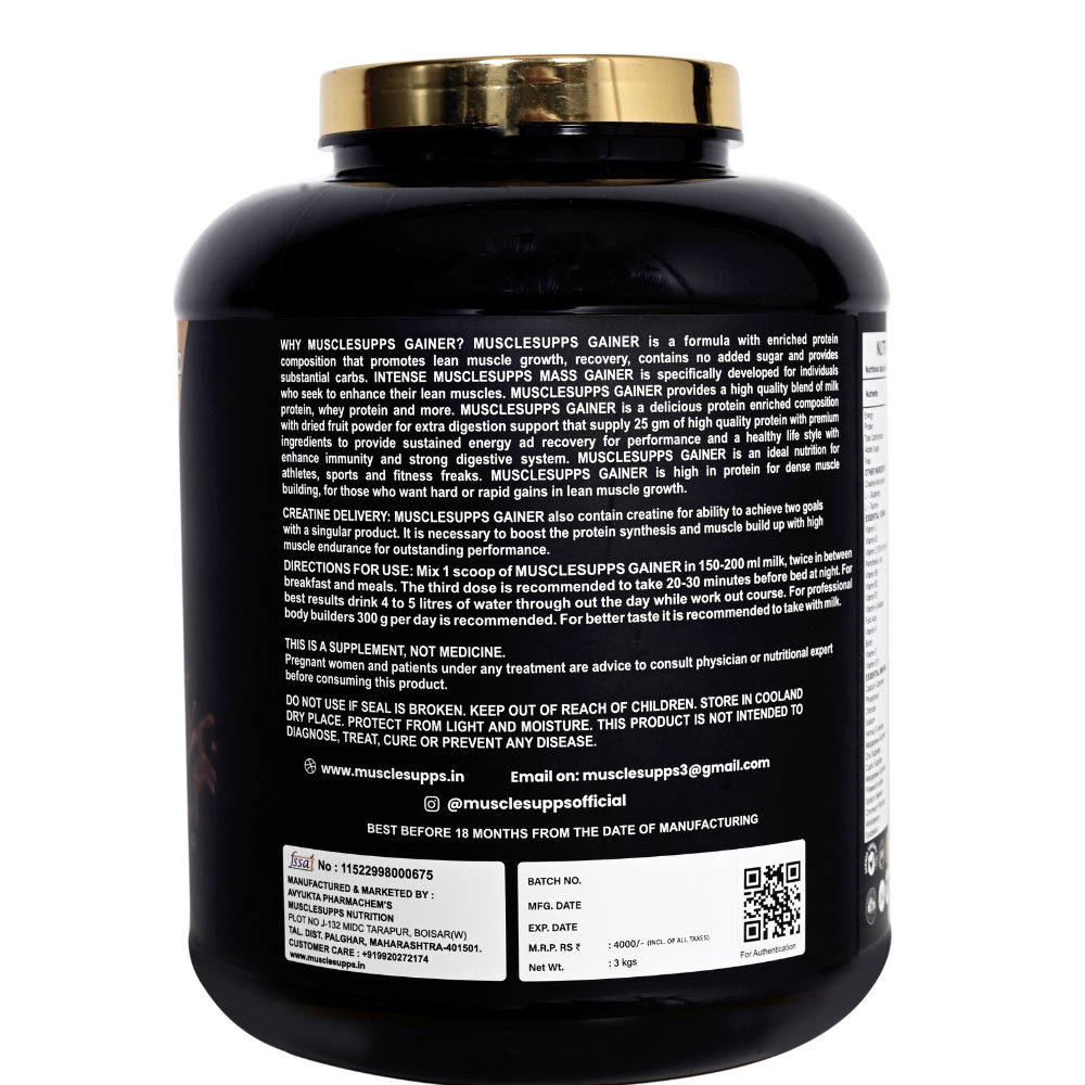 Musclesupps Mass Gainer - Power Up Your Gains