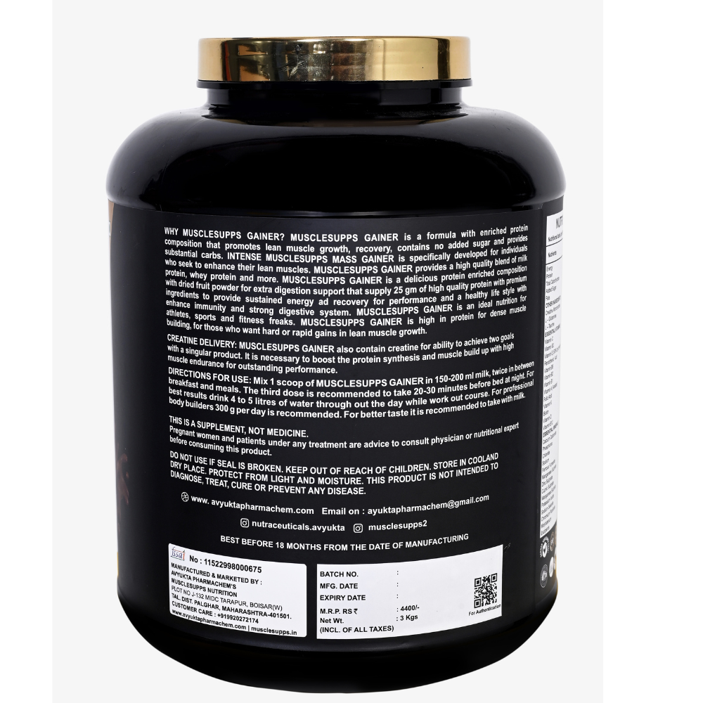 Musclesupps Mass Gainer - Power Up Your Gains