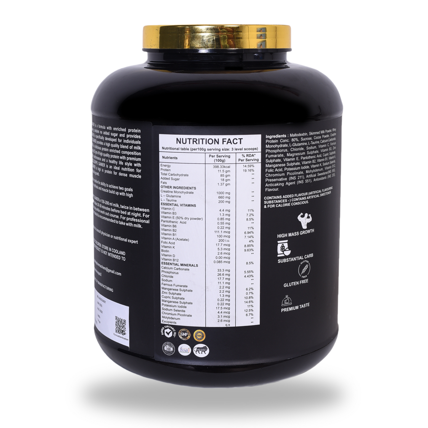 Musclesupps Mass Gainer - Power Up Your Gains