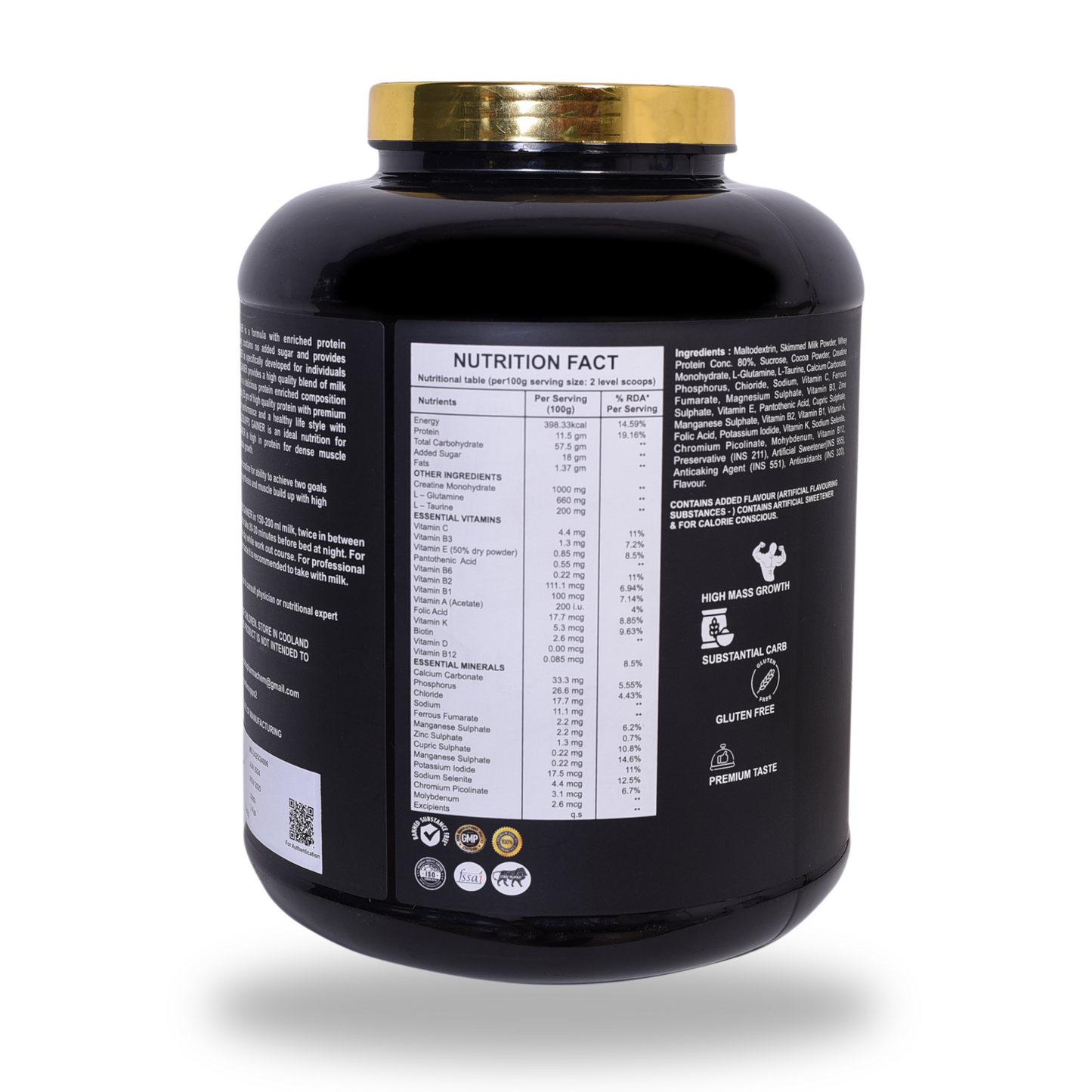 Musclesupps Mass Gainer - Power Up Your Gains
