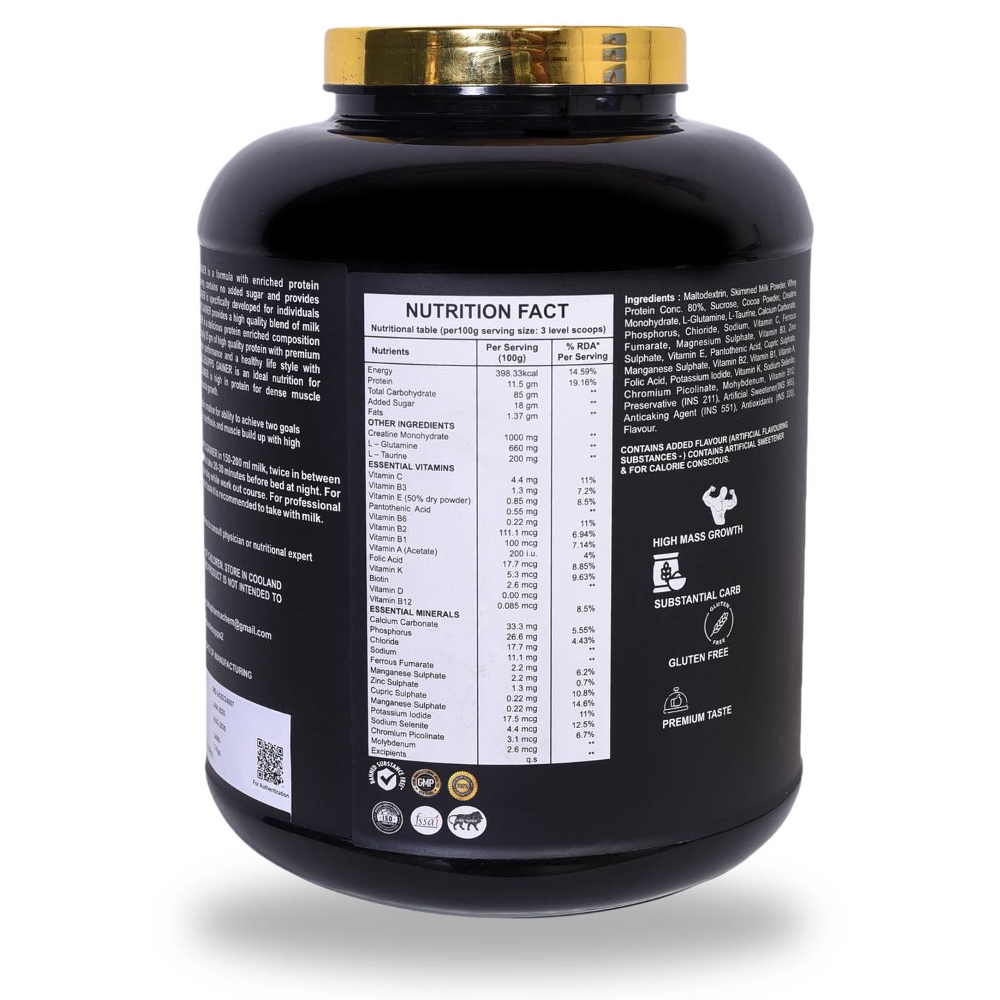 Musclesupps Mass Gainer - Power Up Your Gains